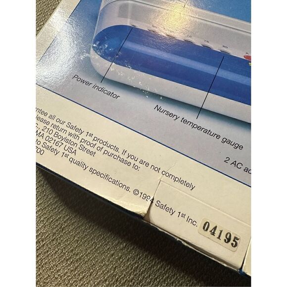 Vintage 90s New Old Stock Safety 1st Portable Wrist Watch Baby Digital Monitor - Picture 6 of 9